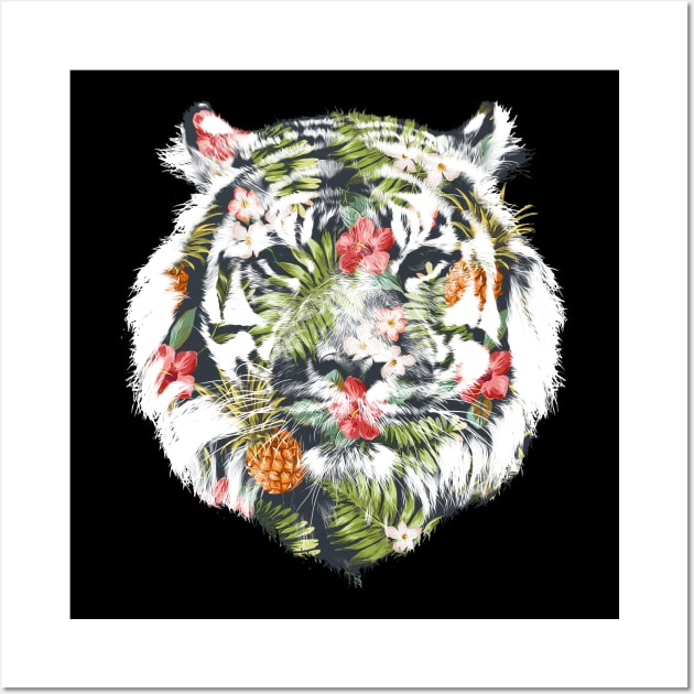 tropical tiger Wall Art by astronaut